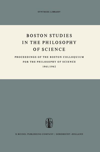 Boston Studies in the Philosophy of Science - Marx W. Wartofsky