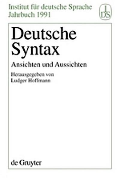 Deutsche Syntax - Ludger Hoffmann