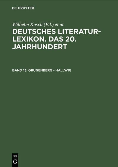 Grunenberg - Hallwig - Lutz Hagestedt