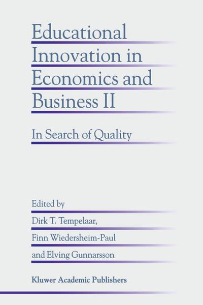 Educational Innovation in Economics and Business II - Dirk T. Tempelaar