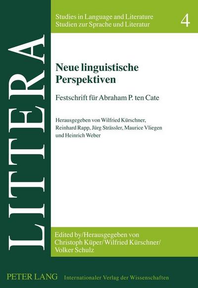 Neue linguistische Perspektiven - Wilfried Kürschner