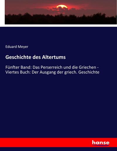 Geschichte des Altertums - Eduard Meyer