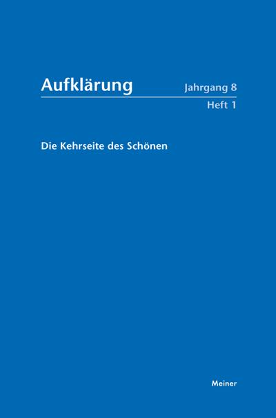 Die Kehrseite des Schönen - Karl Eibl