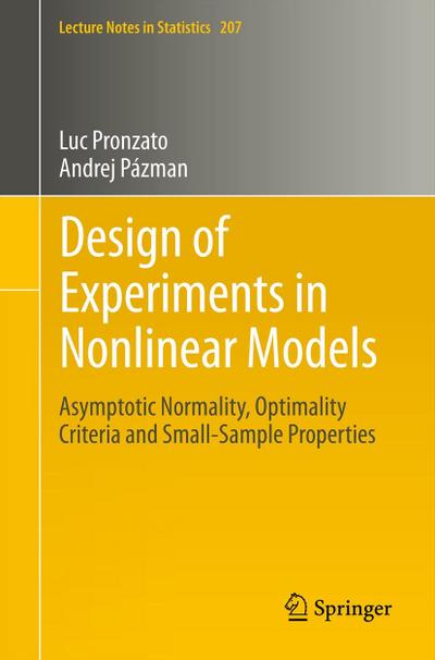 Design of Experiments in Nonlinear Models - Andrej Pázman