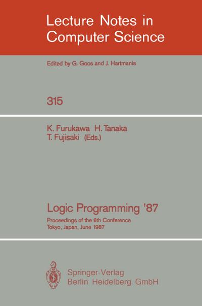 Logic Programming '87 - Koichi Furukawa