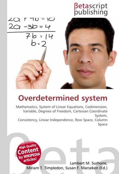 Overdetermined system - Lambert M Surhone