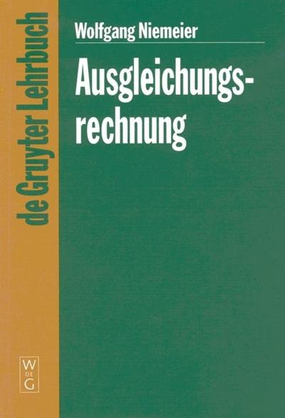 Ausgleichungsrechnung - Wolfgang Niemeier