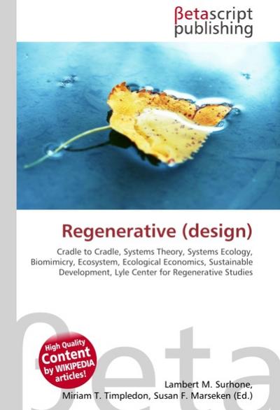 Regenerative (design) - Lambert M Surhone