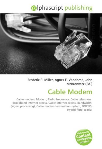 Cable Modem - Frederic P. Miller