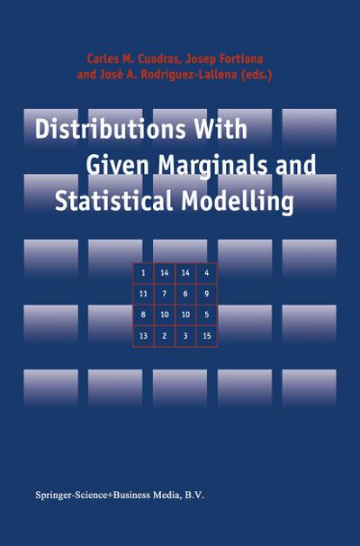 Distributions With Given Marginals and Statistical Modelling - Carles M. Cuadras