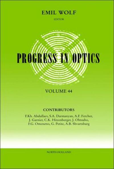 Progress in Optics - Emil Wolf