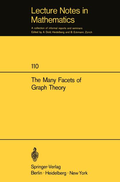 The Many Facets of Graph Theory - S. F. Kapoor