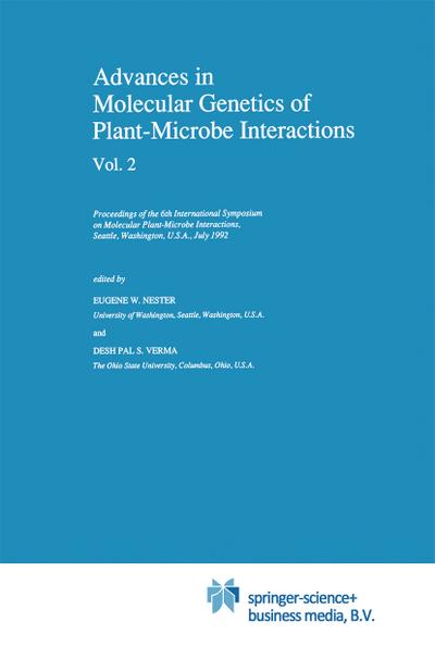 Advances in Molecular Genetics of Plant-Microbe Interactions, Vol. 2 - Desh Pal S. Verma
