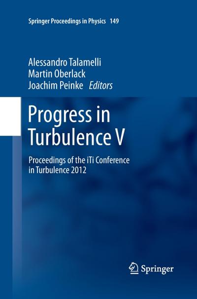 Progress in Turbulence V - Alessandro Talamelli