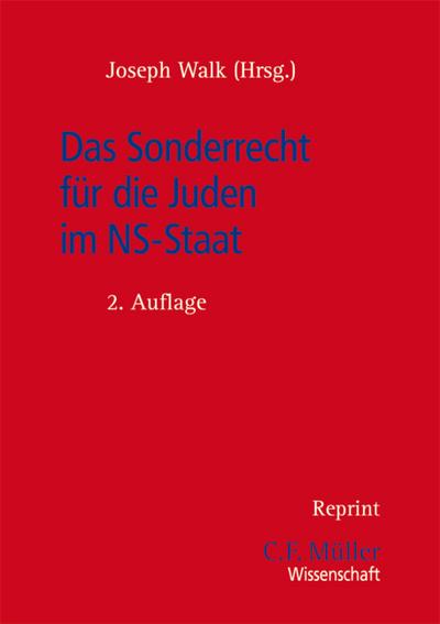 Das Sonderrecht für die Juden im NS-Staat - Robert M. W. Kempner