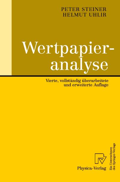 Wertpapieranalyse - Helmut Uhlir