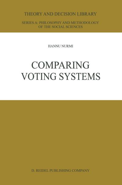 Comparing Voting Systems - Hannu Nurmi