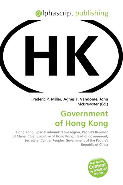 Government of Hong Kong - Frederic P. Miller