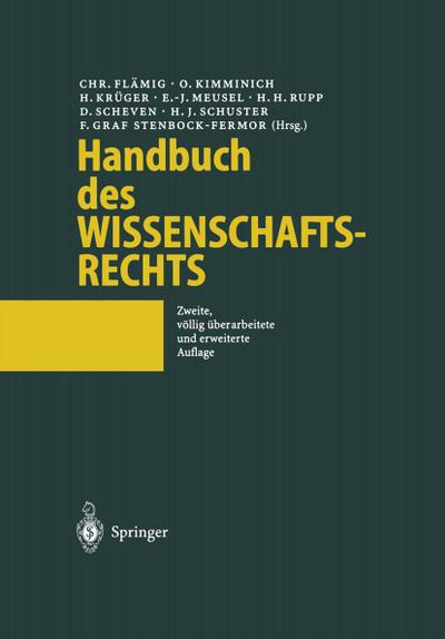 Handbuch des Wissenschaftsrechts - Christian Flämig