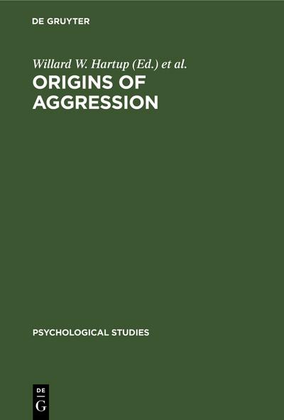 Origins of Aggression - Jan De Wit