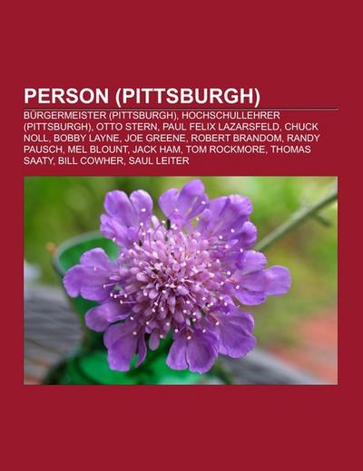 Person (Pittsburgh) - Books LLC