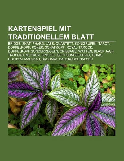 Kartenspiel mit traditionellem Blatt