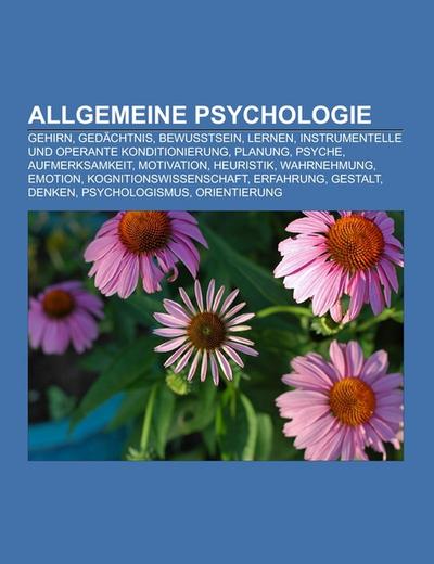 Allgemeine Psychologie - Books LLC