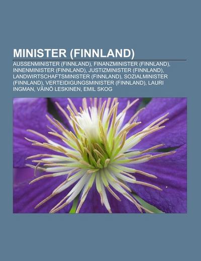 Minister (Finnland) - Books LLC