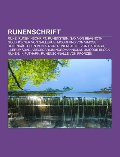 Runenschrift - Books LLC