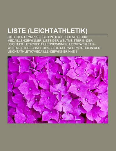 Liste (Leichtathletik) - Books LLC