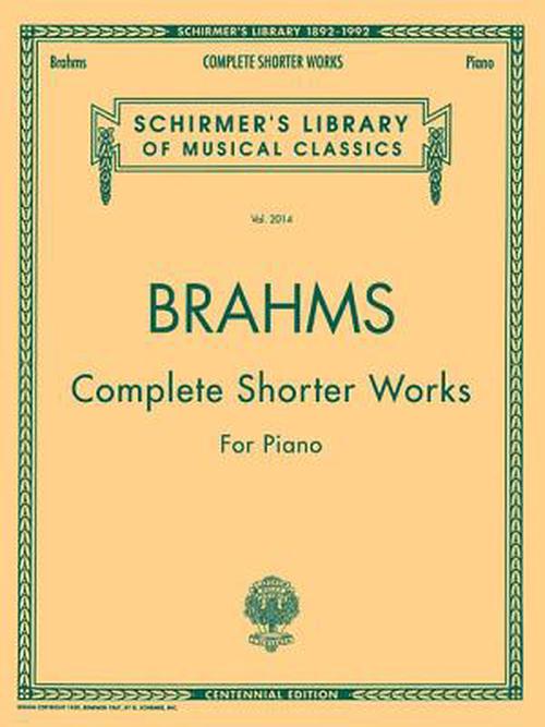 Complete Shorter Works: Piano Solo (Paperback) - Johannes Brahms