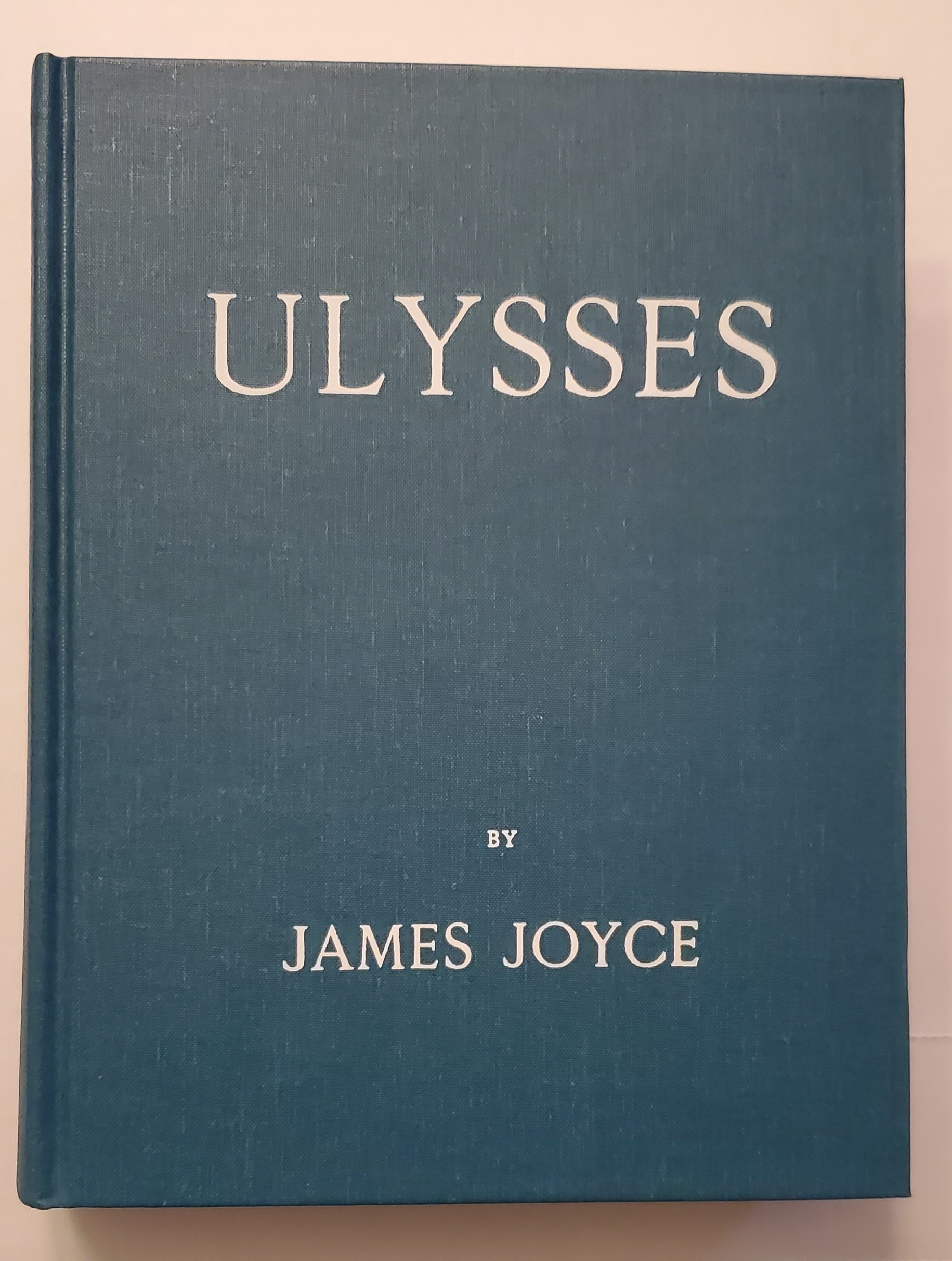 Ulysses: A Facsimile of the First Edition Published in Paris in 1922 [THIS COPY BOUND UPSIDE DOWN AND IN VARIANT BINDING COLOR] - Joyce, James