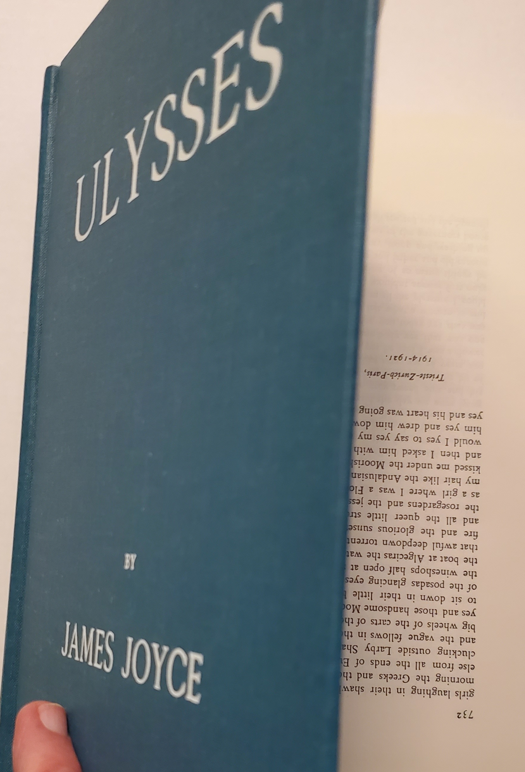 Ulysses: A Facsimile of the First Edition Published in Paris in 1922 ...