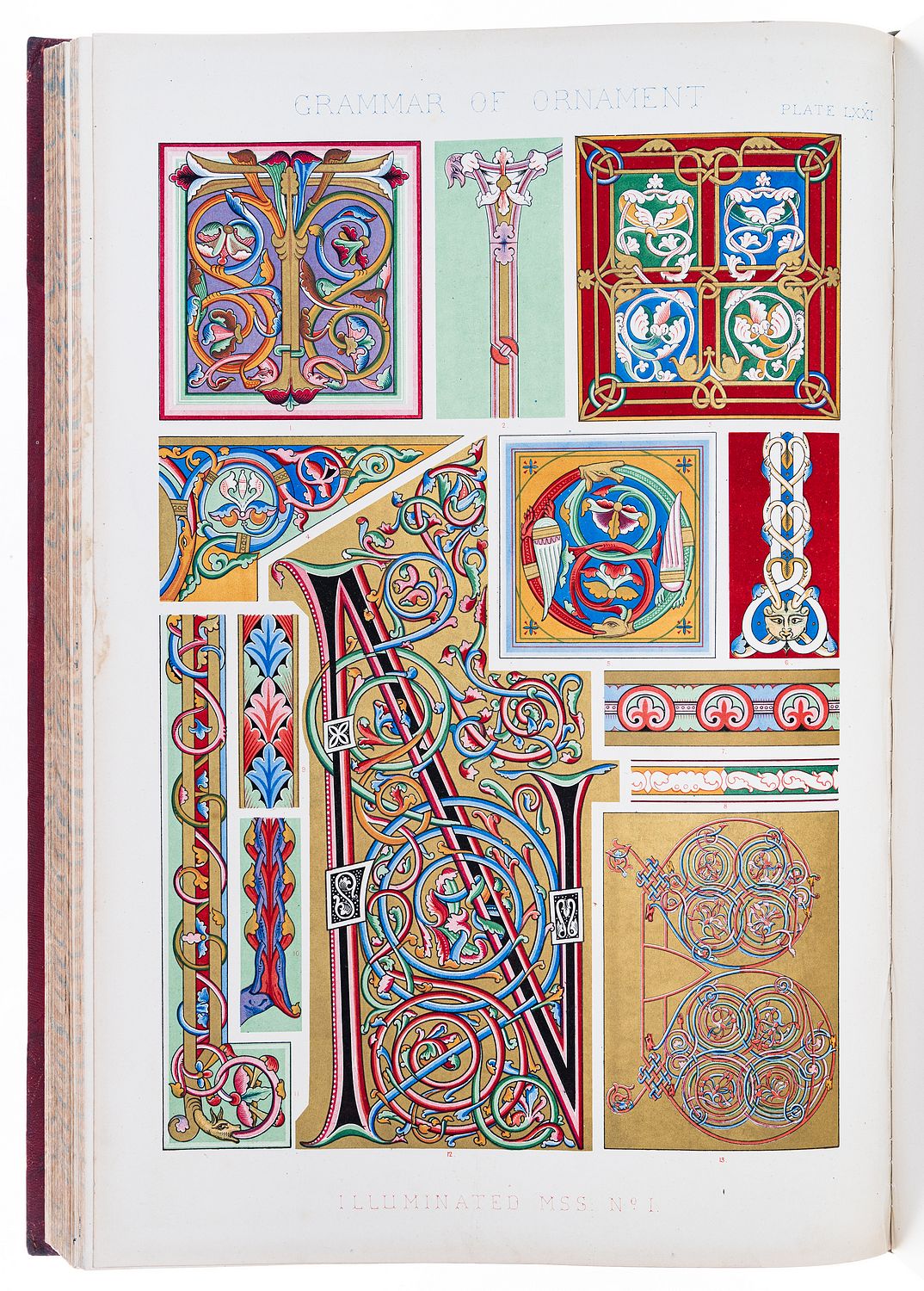 The Grammar of Ornament. Illustrated by Examples from various Styles of Ornament. One Hundred folio Plates. Drawn on Stone by F. Bedford. JONES, Owen