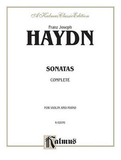 Haydn Violin Sonatas Complete (Paperback) - Franz Joseph Haydn