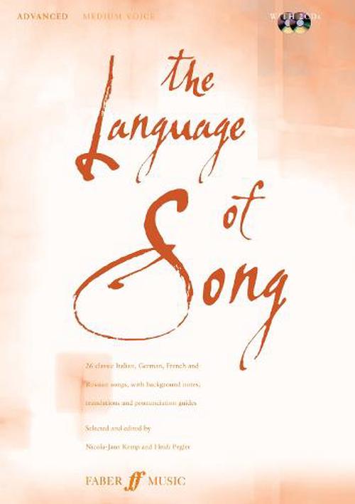 The Language of Song -- Advanced: Medium Voice, Book & CD (Paperback) - Alfred Publishing