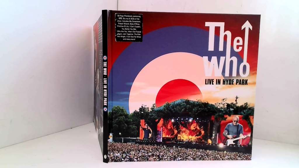 沸騰ブラドン The Who Live In Hyde Park Photobook + DVD, Blu-ray & 2 CD's 洋楽