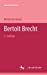 Bertolt Brecht (Sammlung Metzler) (German Edition) [Soft Cover ] - Grimm, Reinhold