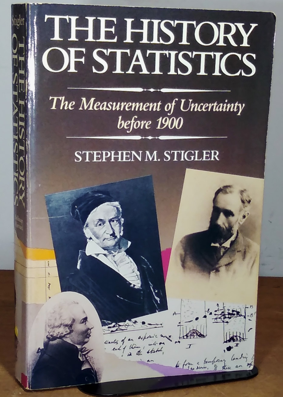 THE HISTORY OF STATISTICS - THE MEASUREMENT OF UNCERTAINTY BEFORE 1900 - STIGLER Stephen