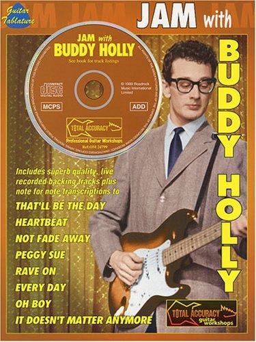 JAM WITH BUDDY HOLLY TAB BOOK/CD - Various