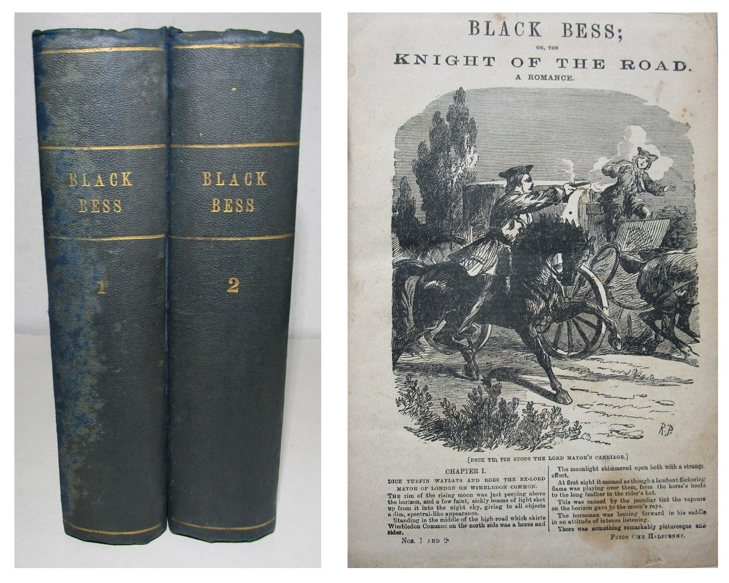BLACK BESS; THE KNIGHT OF THE ROAD. A Tale of The Grand old Times