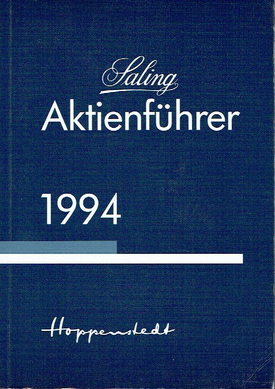 Saling Aktienführer 1994