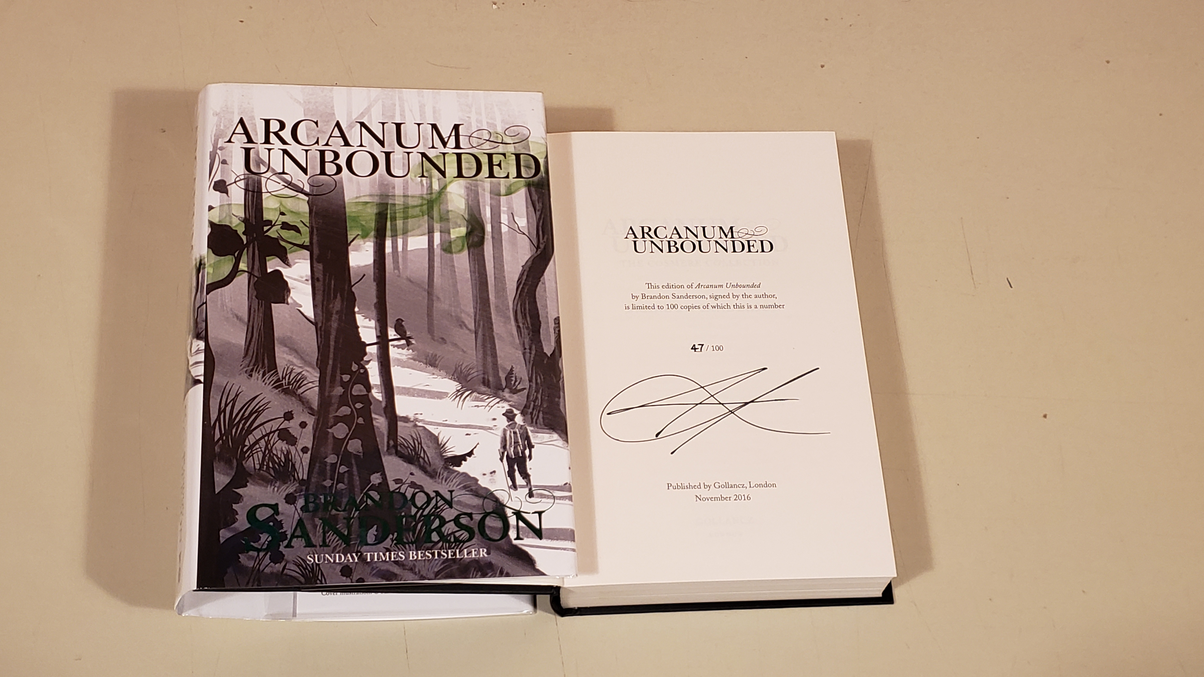 Arcanum Unbounded the Cosmere Collection SIGNED Brandon Sanderson