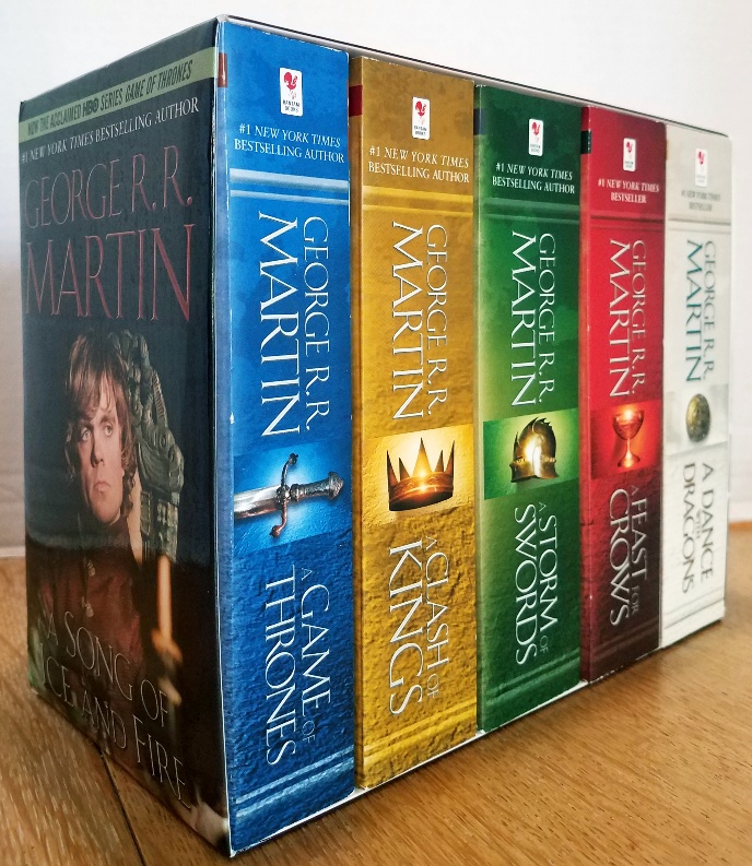 Song of Ice and Fire Game of Thrones Hardcover books set 1-5 George R. R.  Martin