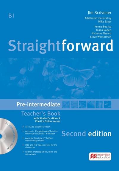 Straightforward, Pre-Intermediate (Second Edition) Straightforward Second Edition, m. 1 Beilage, m. 1 Beilage : Niveau A2-B1 - Jim Scrivener