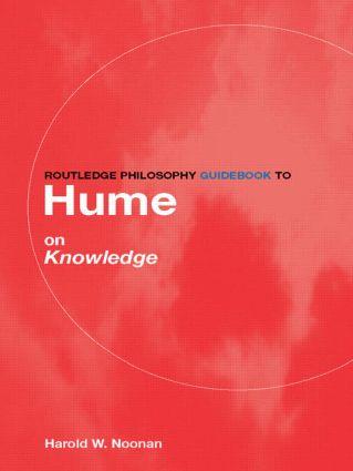 Noonan, H: Routledge Philosophy GuideBook to Hume on Knowled - Harold Noonan (University of Nottingham, UK)