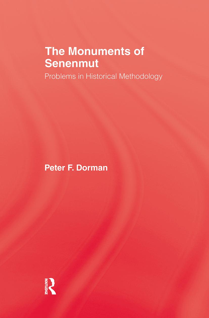 Dorman, P: Monuments Of Senemut - Peter F. Dorman