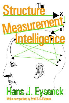 Eysenck, H: The Structure and Measurement of Intelligence - Hans Eysenck