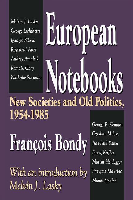 EUROPEAN NOTEBOOKS - Bondy, Francois