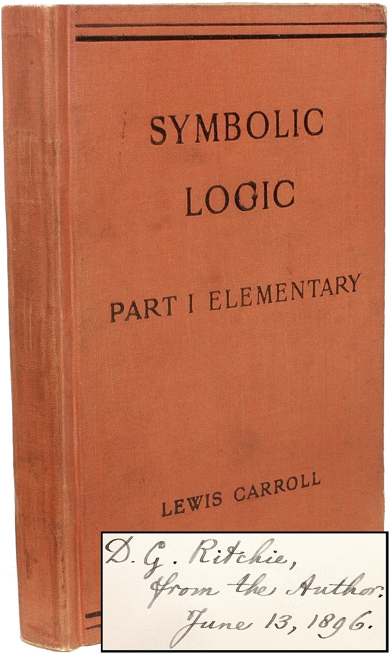 Symbolic Logic. Part I Elementary.
